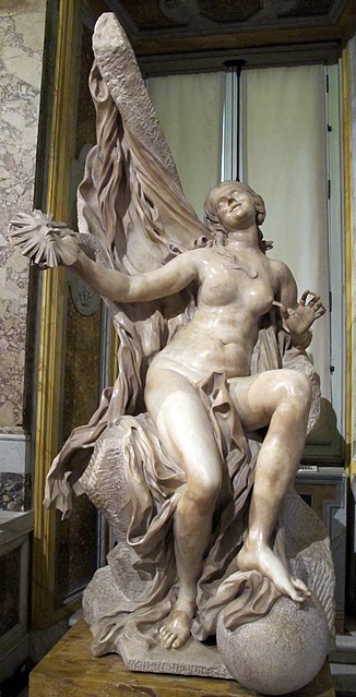 5. Bernini Verità svelata Villa Borghese sala del gladiatore 1645 52