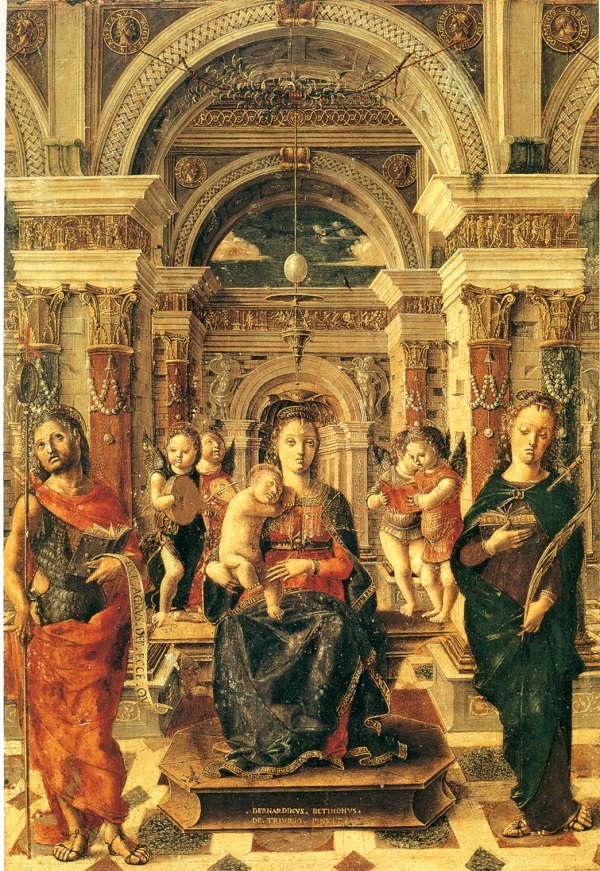 bernardino-butinone-madonna-con-bambino-angeli-san-giovanni-battista-giustina-1490-1495-iIsola-bella-collezione-borromeo