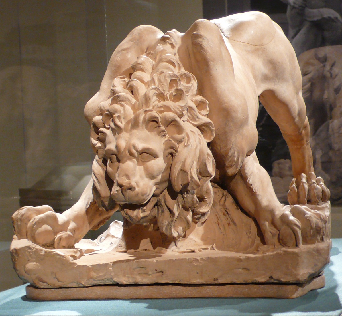 gianlorenzo-bernini-leone-fontana-quattro-fiumi-terracotta-1649-circa-foto-laura-gibert