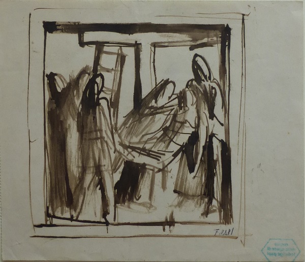 federigo-papi-deposizione-disegno-inchiostro-1935