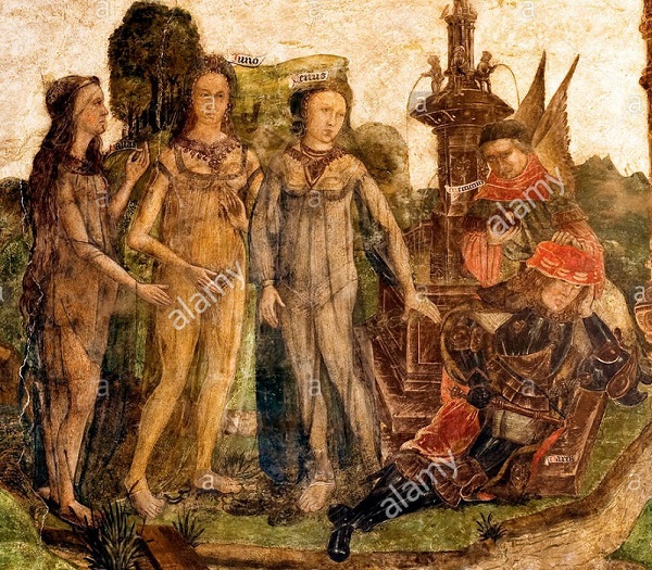 giudizio-di-paride-affresco-castello-di-issogne