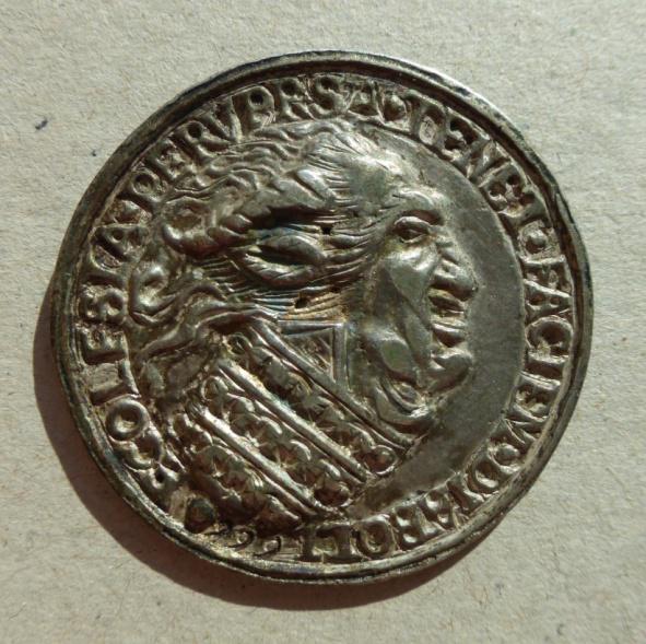 papa-demonio-666-cardinale-pagliaccio-medaglia-argento-roma-xvi-secolo