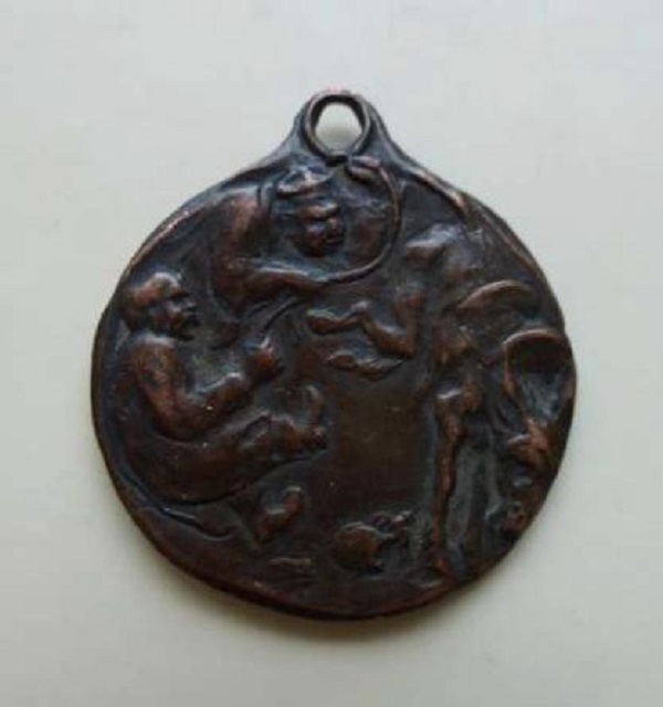 asino-suoi-amici-medaglia-sarcastica-torino-1911
