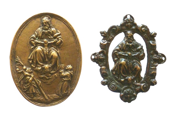 placchette-bronzo-trinità-de-levi-cristo-xvi-xvii-secolo