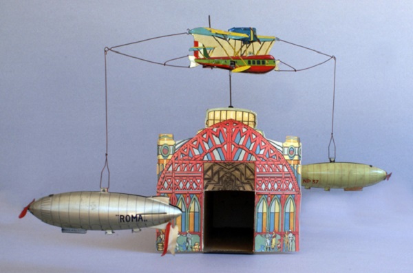 giostra-dirigibili-giocattolo-latta-cardini-omegna-1921-1930