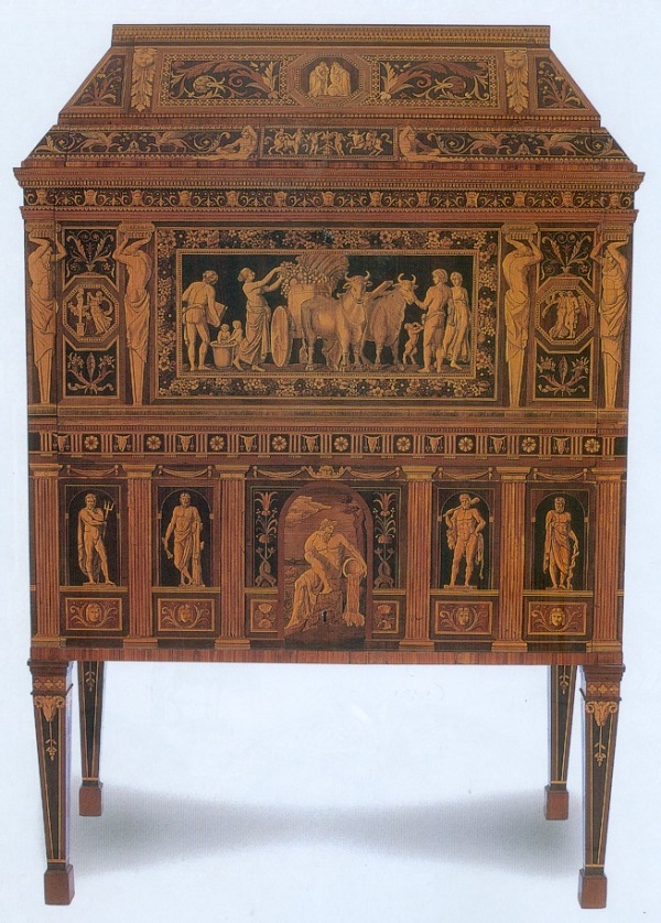 francesco-abbiati-secretaire-neoclassico-intarsiato-sotheby’s-dicembre-1996