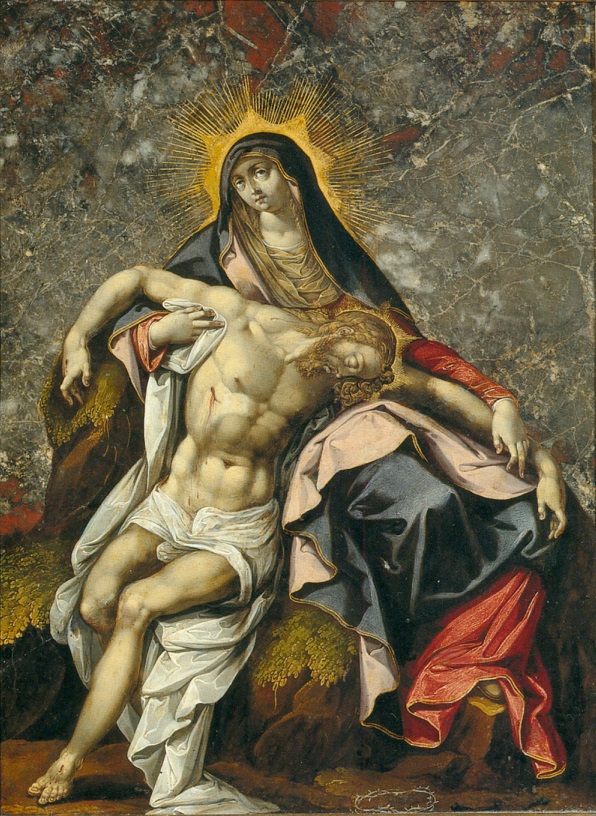 pietà-pittore-tedesco-olio-su-marmo-xviii-secolo