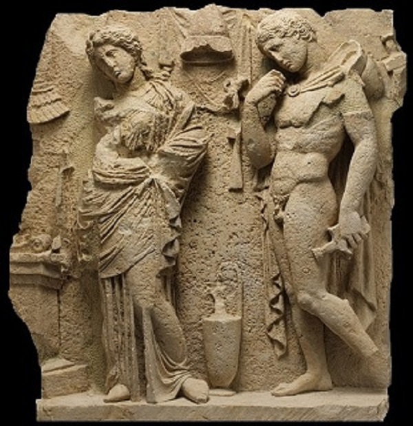 elettra-oreste-tomba-agamennone-pietra-taranto-seconda-metà-iv-secolo-ac-new-york-metropolitan-museum.