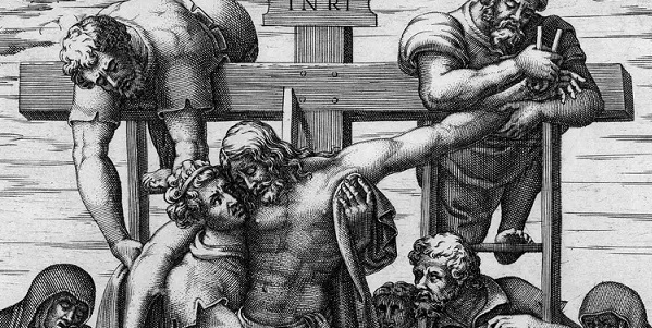 diana-scultori-giovan-battista-scultori-discesa-dalla-croce-incisione-1564