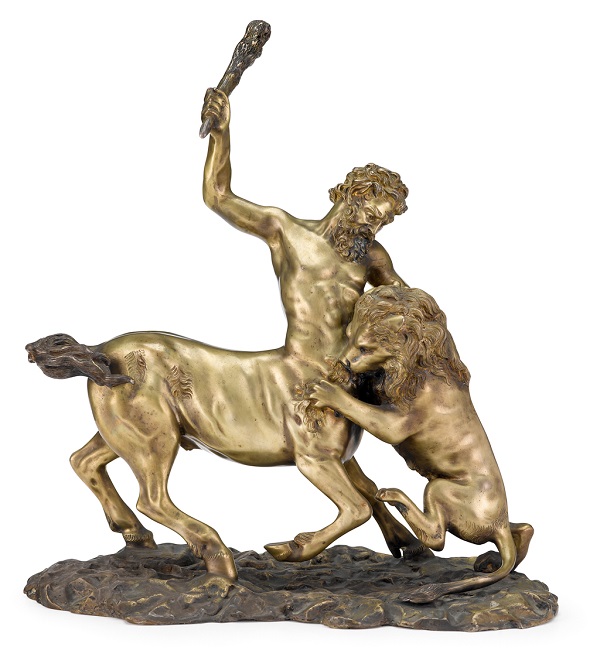 tommaso-campaiola-lotta-centauro-leone-bronzo