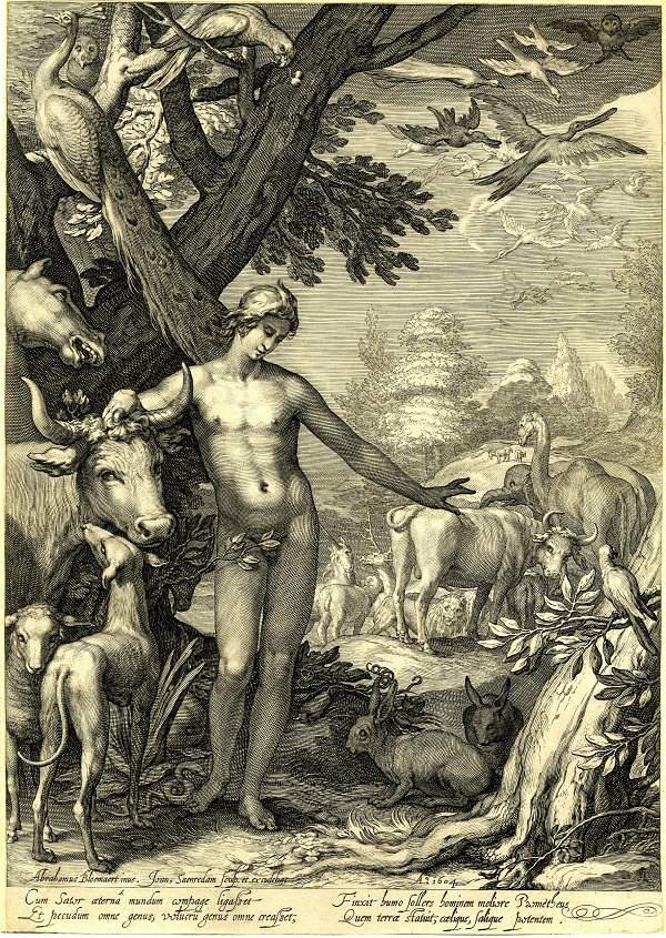jan-pietersz-saenredam-da-abraham-bloemaert-adamo-da-il-nome-agli-animali-1604-incisione-londra-british-museum