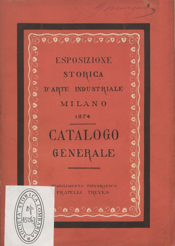 catalogo-esposizione-storica-d’arte-industriale-milano-1874-frontespizio