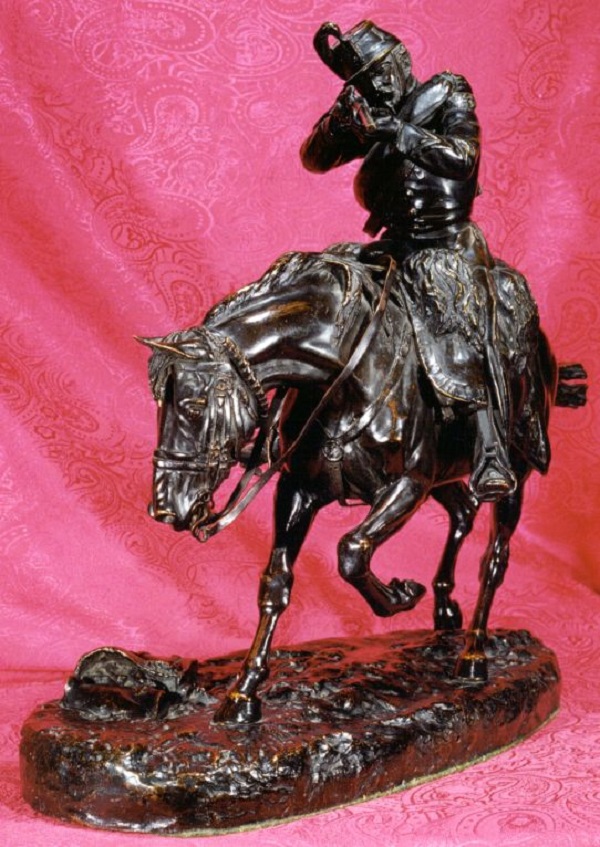 stanislao-grimaldi-del-poggetto-bronzetto-pinerolo-torino-museo-storico-arma-cavalleria