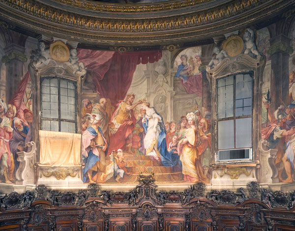 carlo-antonio-lanzani-coro-ligneo-legnanino-affresco-incoronazione-ester-lodi-incoronata