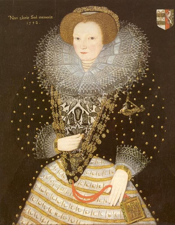 ritratto-anonimo-di-lady-philippa-speke-nata-rosewell-1592- olio-su-tavola