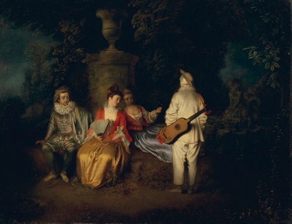 watteau-la partie-carrée-1712-olio-su-tela-san-francisco-fine-arts-museum