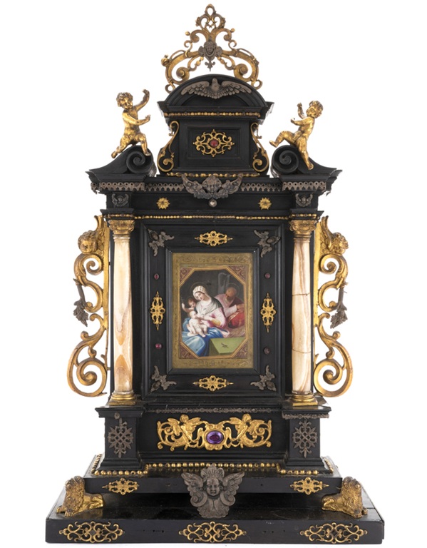 valerio-mariani-bottega-madonna-del-latte-miniatura-altare-ebanizzato-toscana-xix-secolo